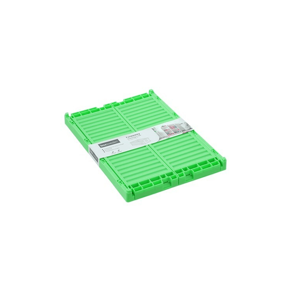 7 Boxsweden Foldaway Crate Storage 29x21cm Collapsible Storage Stackable
 - multi, 7 of 8