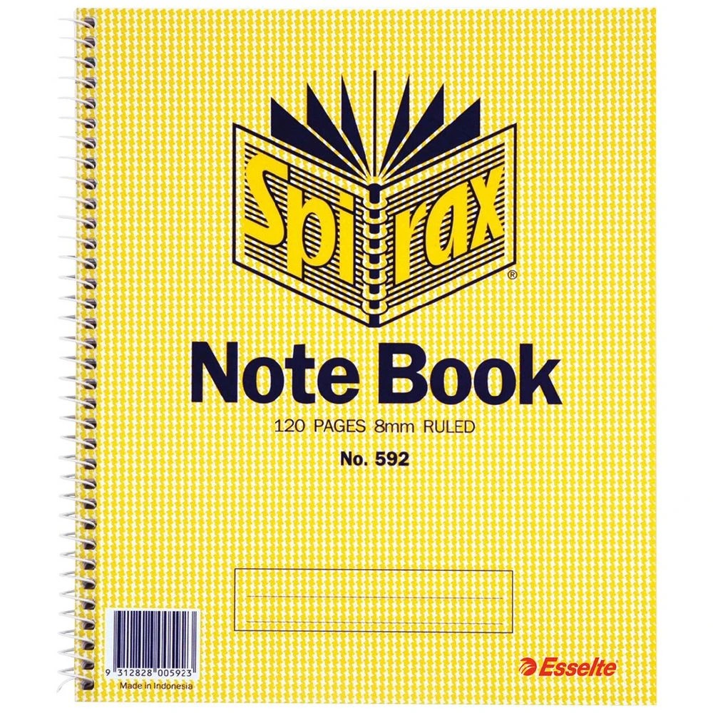 1 Spirax No. 592 Notebook 222 x 178mm 120 Page, 1 of 2