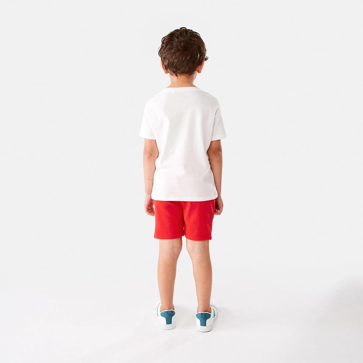 7 Graphic Knit Shorts Flame Red, 7 of 9