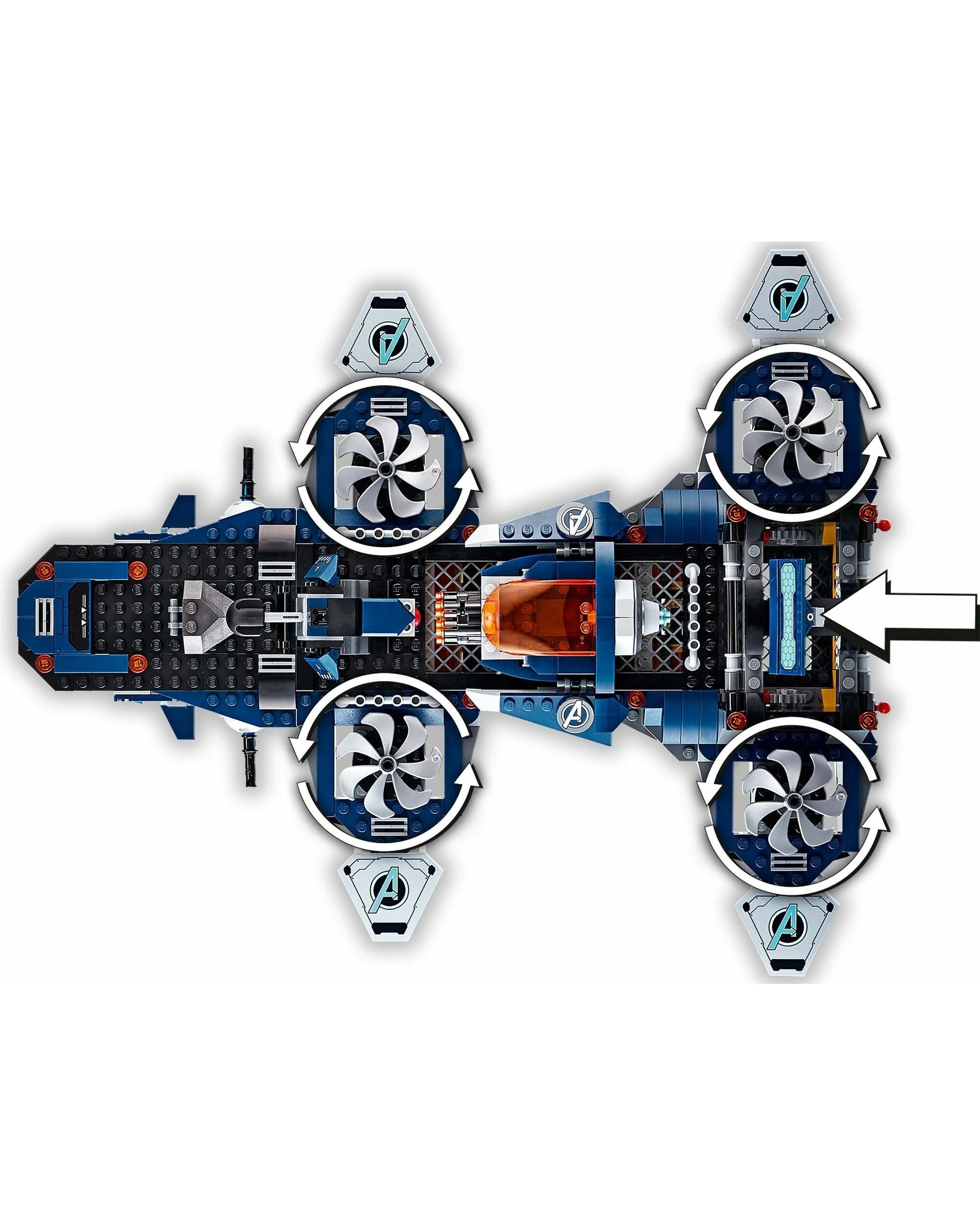 5 LEGO 76153 Marvel Super Heroes Avengers Helicarrier, 5 of 5