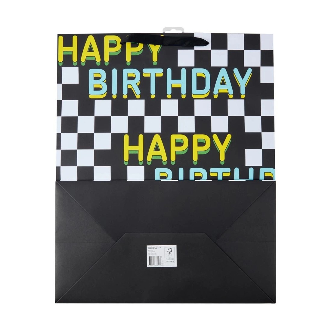5 Racer Happy Birthday Jumbo Gift Bag, 5 of 5