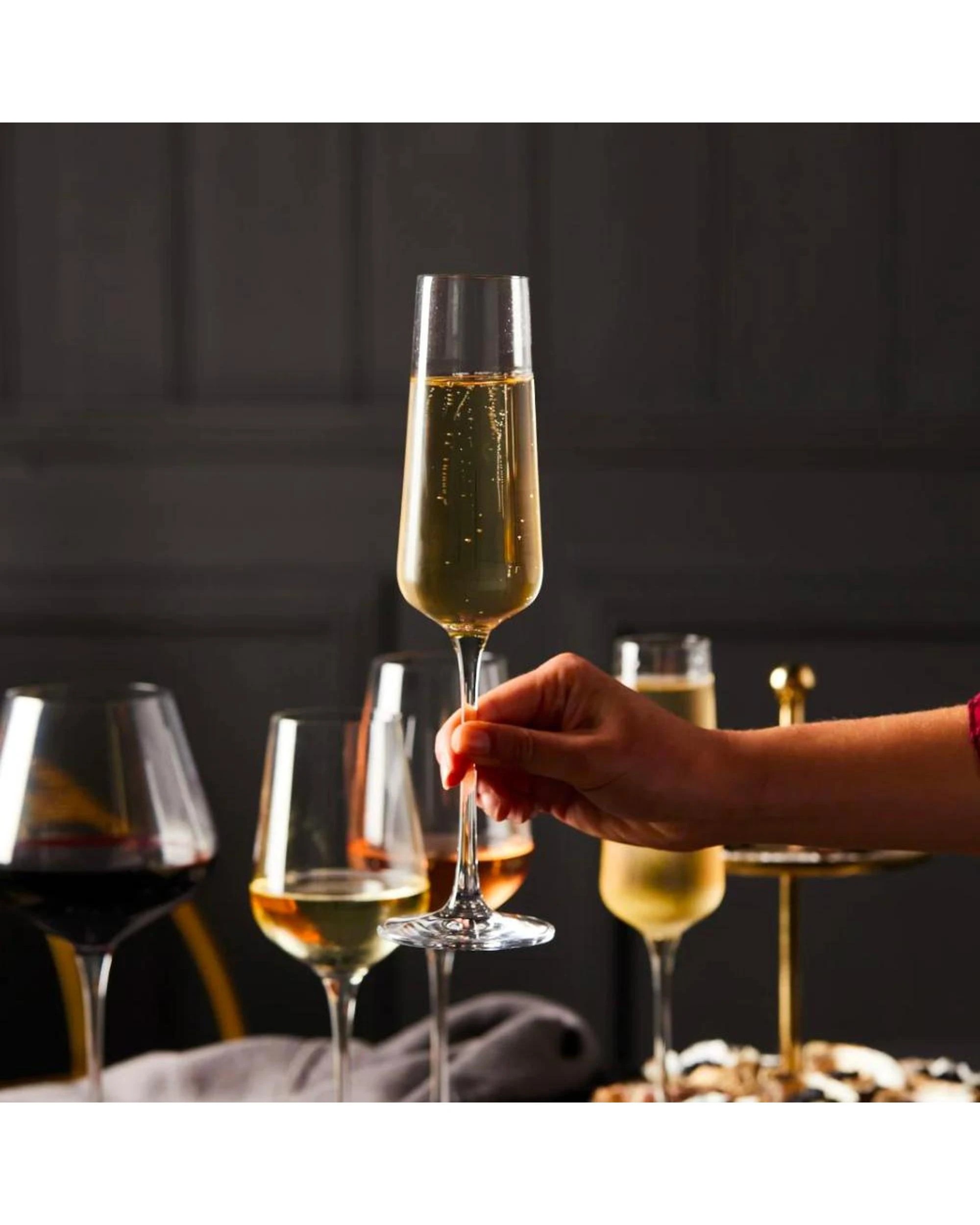 4 Stanley Rogers Barossa Champagne Flutes 231ml Set of 6, 4 of 4