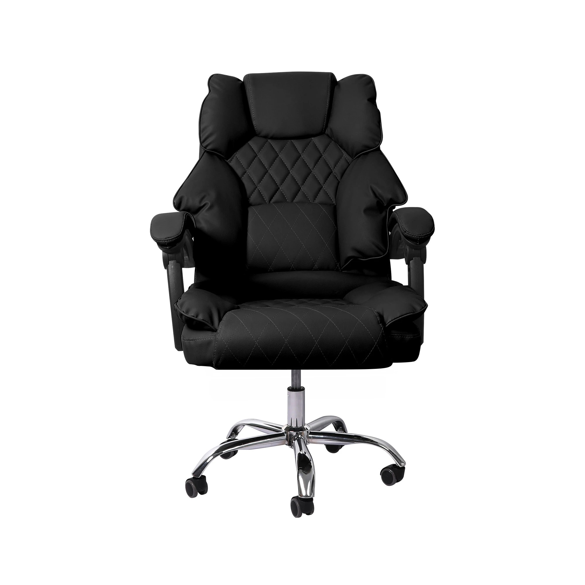2 Levede Pu Leather Office Chair No Footrest, 2 of 6