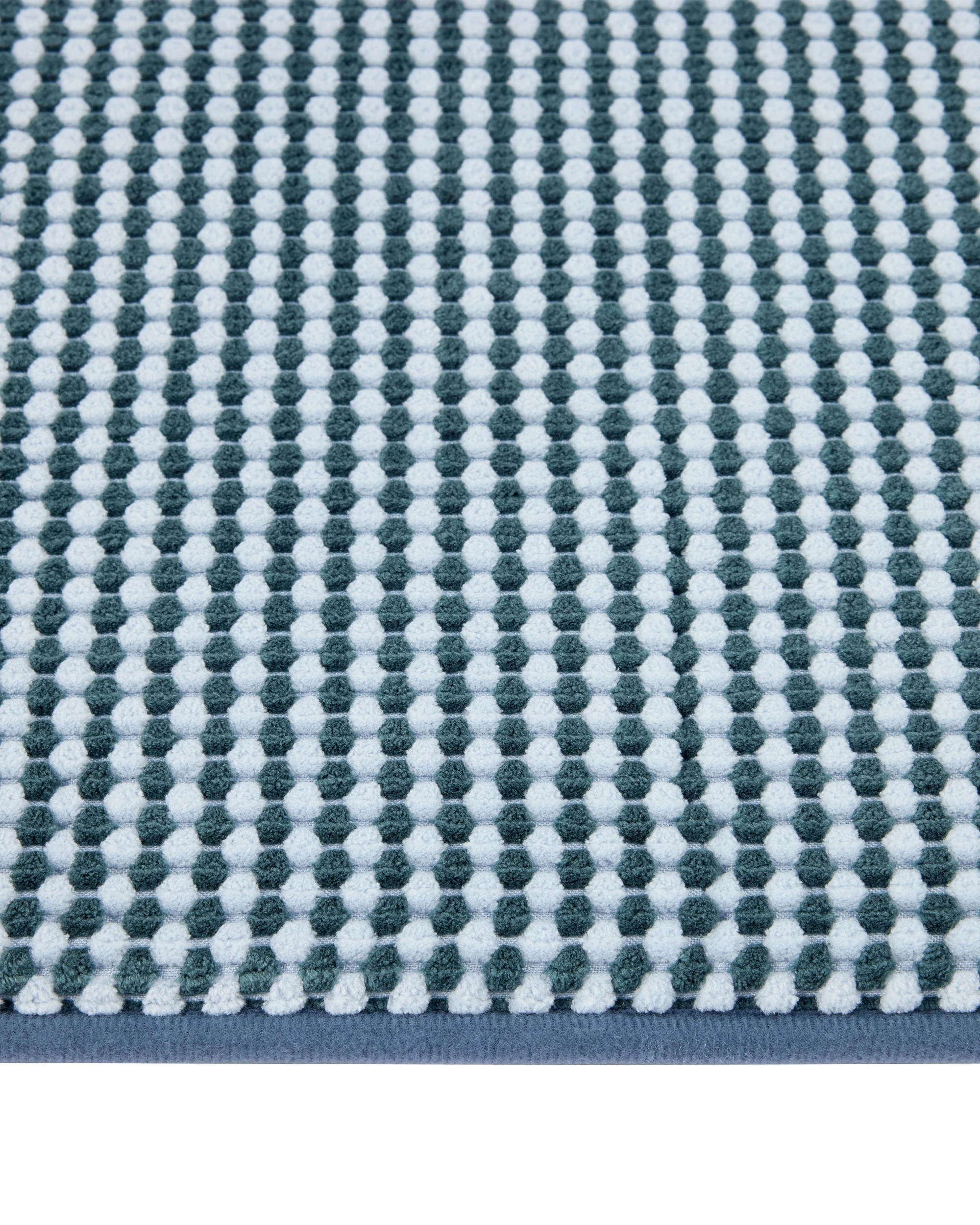 3 Memory Foam Bath Mat - Blue, 3 of 5