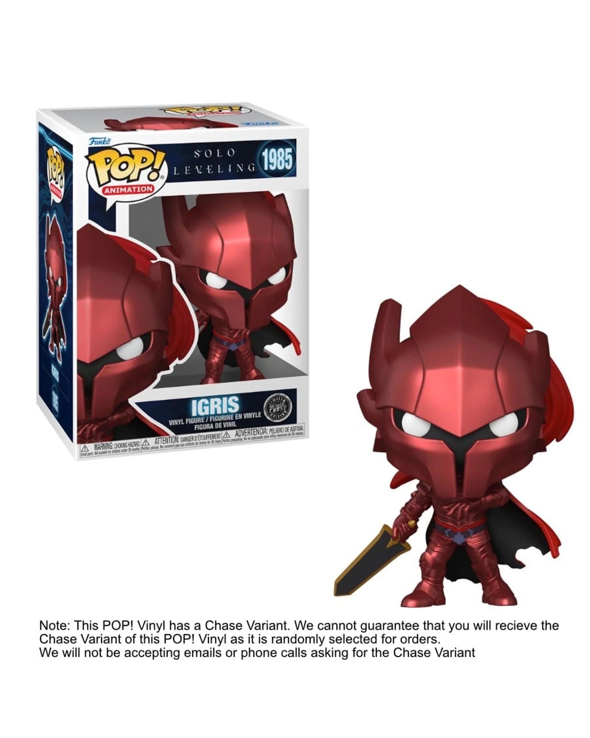3 Solo Leveling Igris Funko POP! Vinyl, 3 of 4