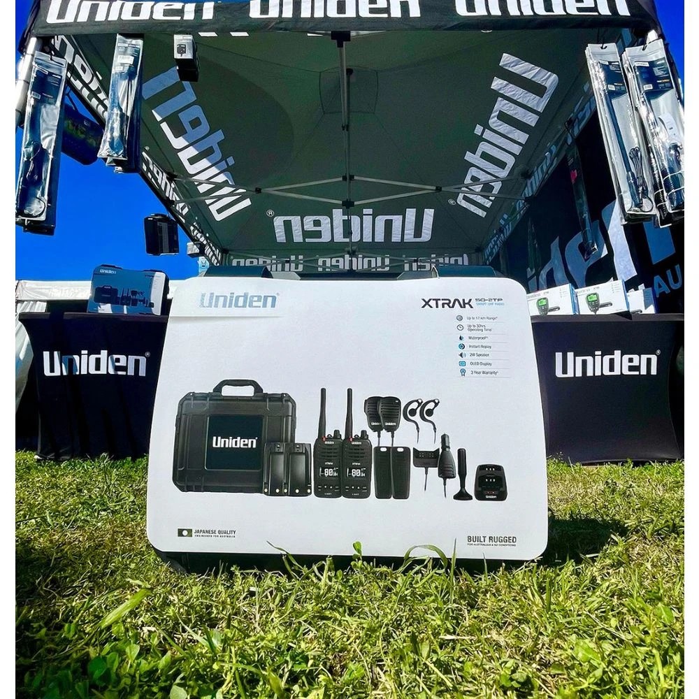 3 Uniden 5W Waterproof Smart UHF Radio XTRAK50 Tradie 2 Pack, 3 of 3