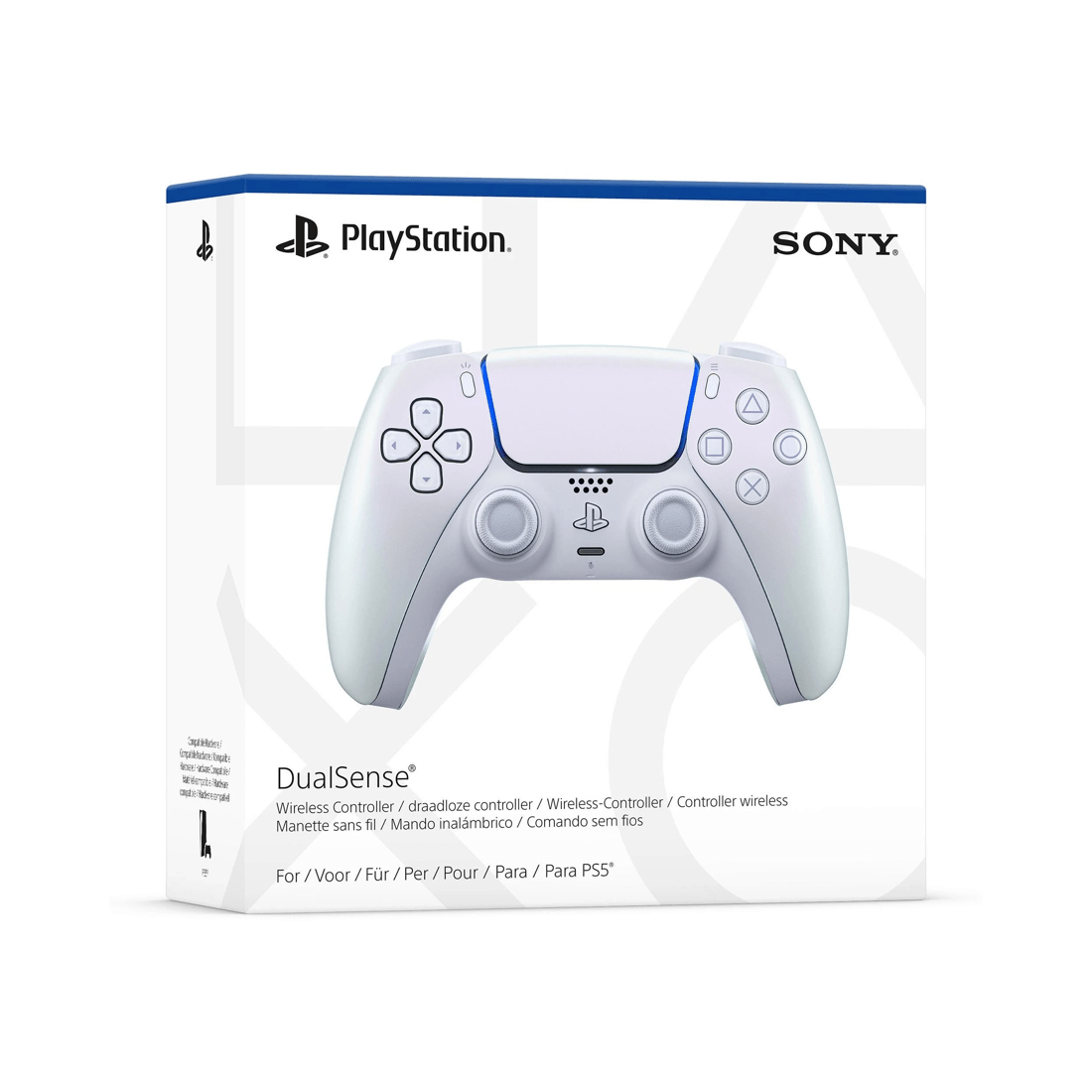 6 Sony PlayStation 5 DualSense Wireless Controller - Chroma Pearl - White, 6 of 7
