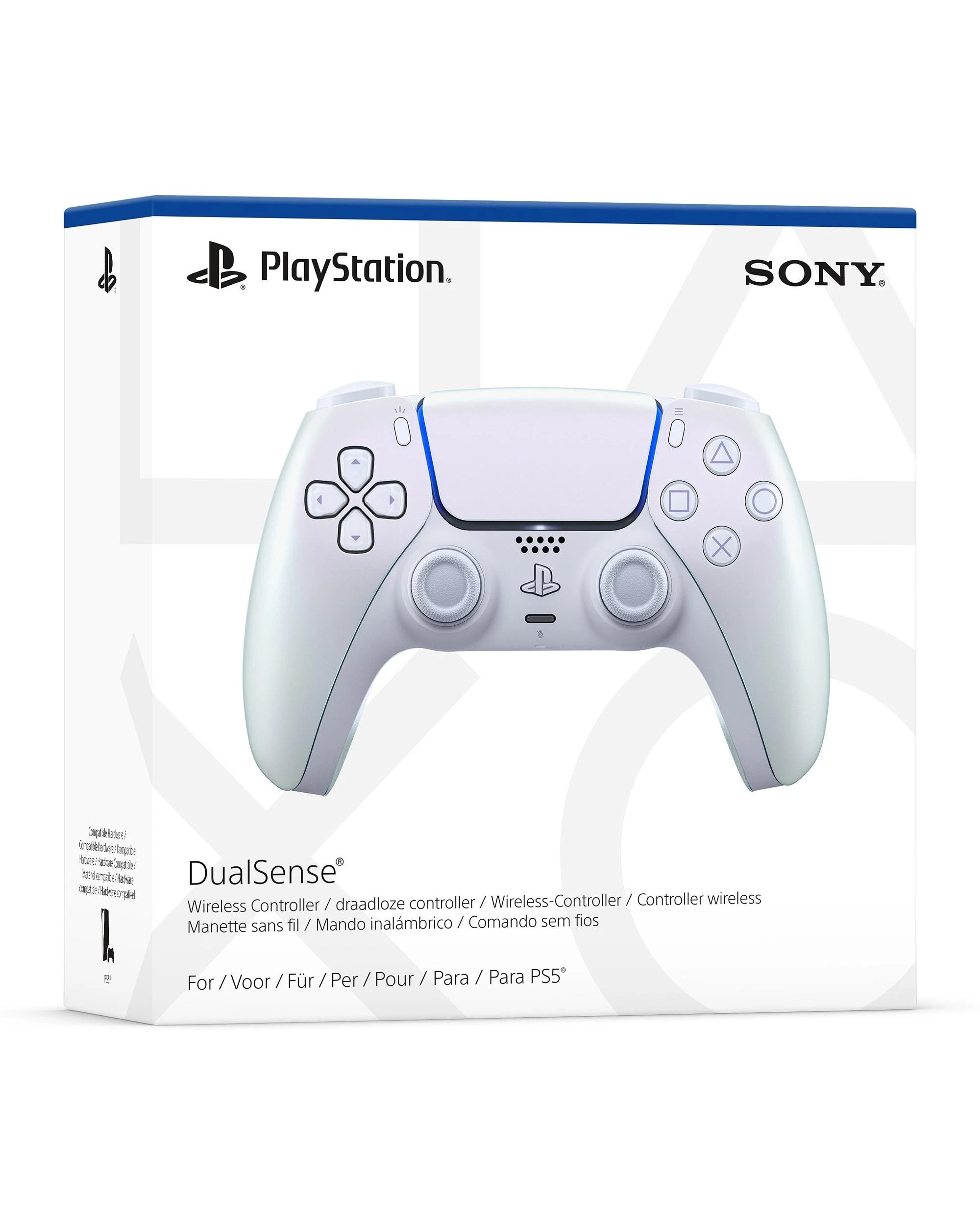 6 Sony PlayStation 5 DualSense Wireless Controller - Chroma Pearl
 - white, 6 of 7