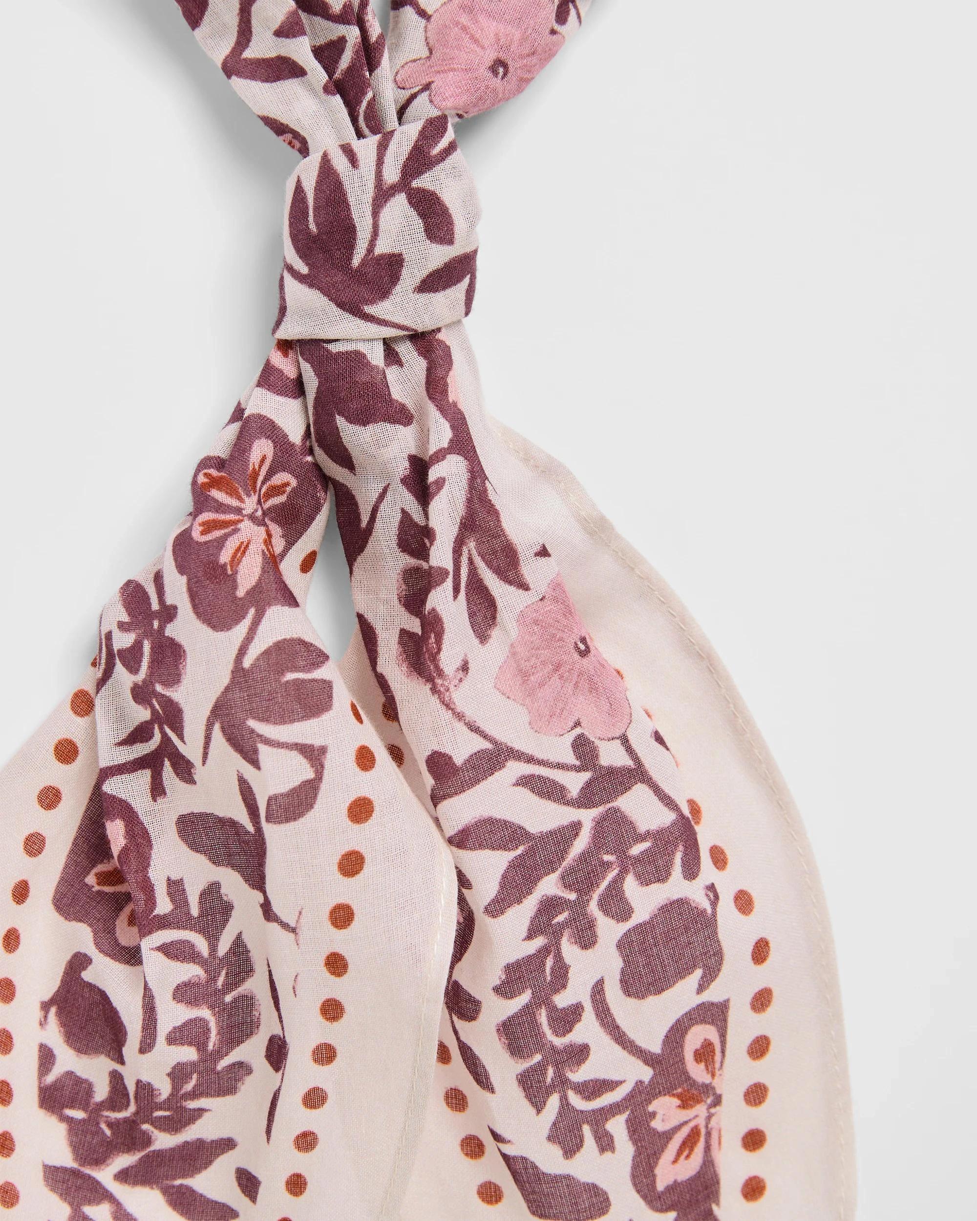 2 Target Diamond Organic Cotton Scarf BLUSH, 2 of 2