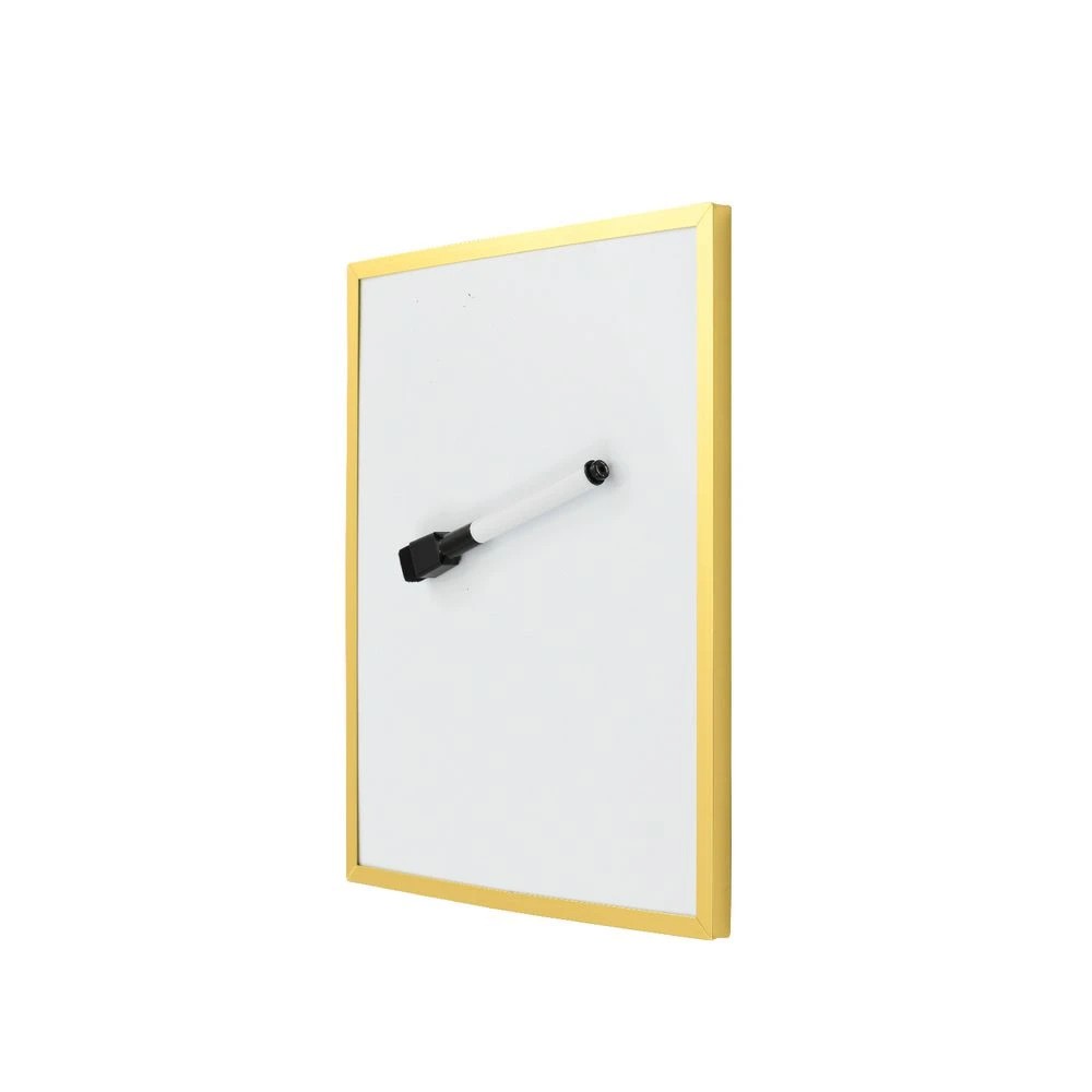 5 Otto Magnetic Whiteboard 21.5x27.9mm Gold Frame, 5 of 8