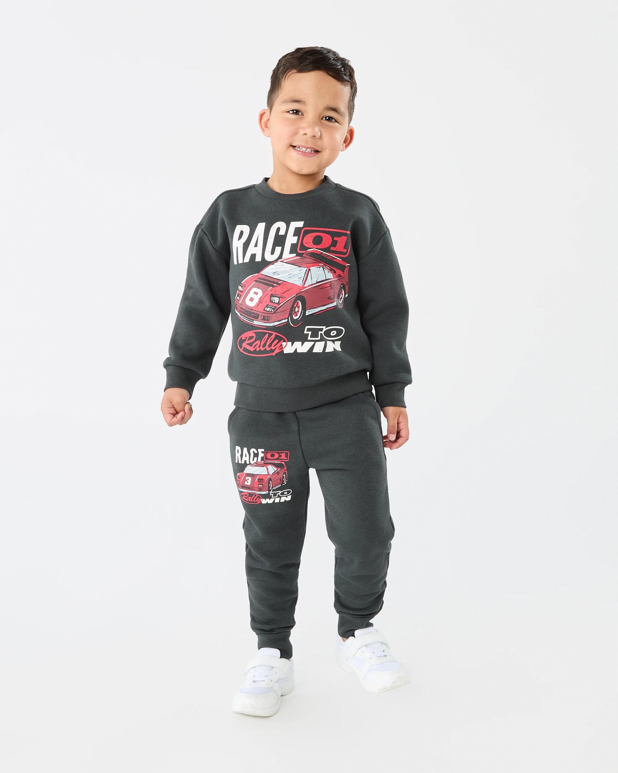 5 Print Trackpants Gry Car, 5 of 5