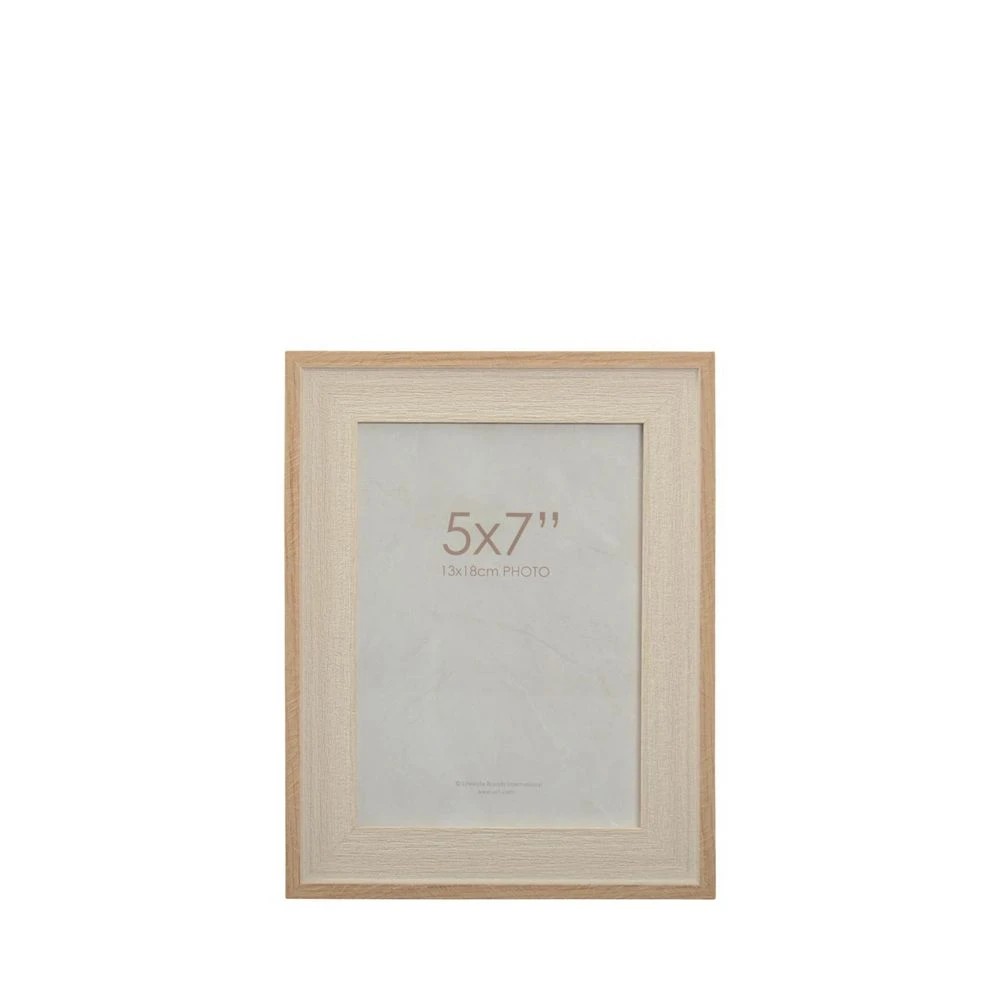 3 Cleo 5x7" Frame Stone/Walnut, 3 of 4
