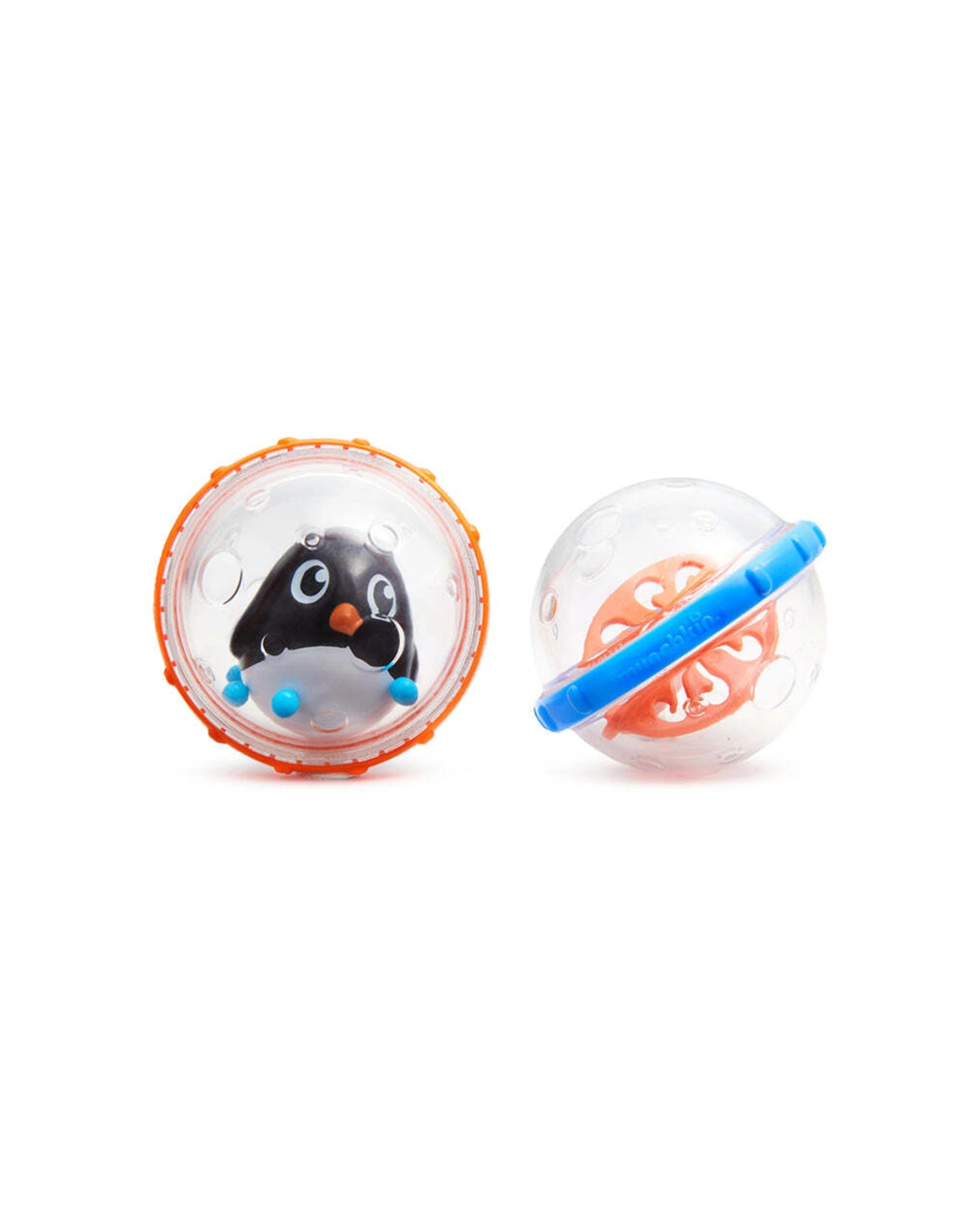 2 Munchkin Float And Play Bubbles Baby Bath Toy Rattle Spin 2 Pack 4 Months And Up - Assorted, 2 of 6