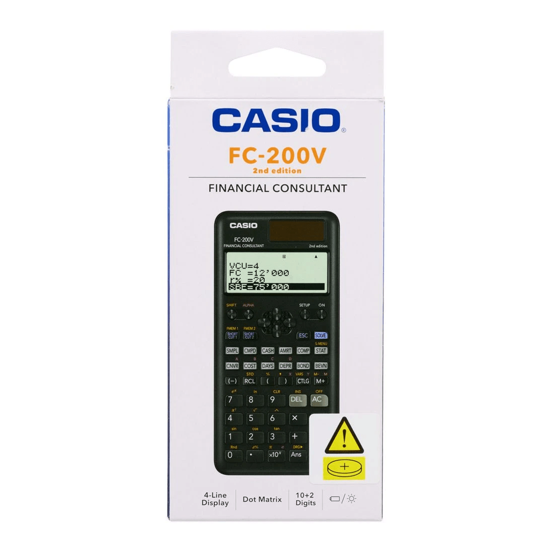3 Casio FC200V2 Financial Calculator, 3 of 4
