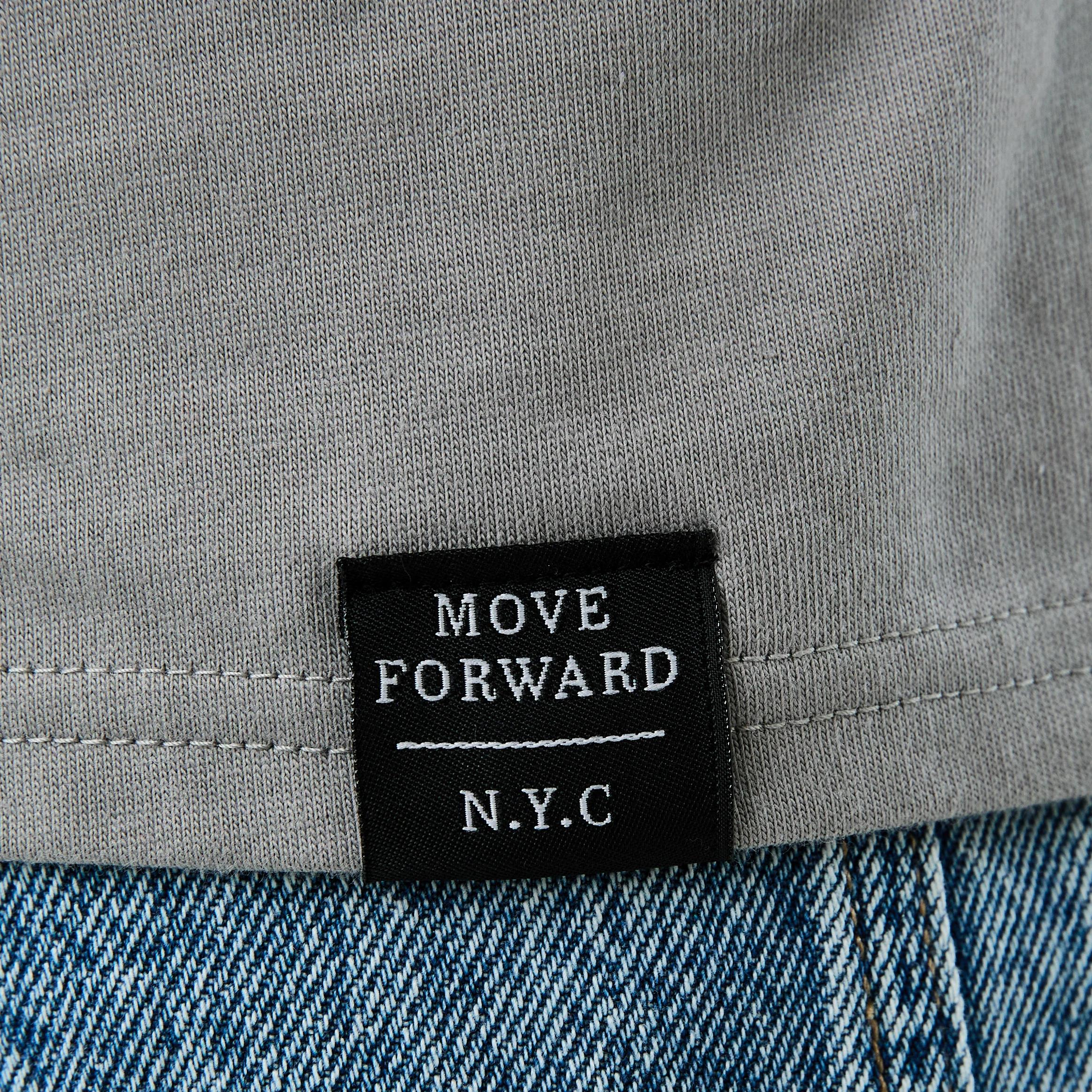 6 Short Sleeve Oversized T-shirt FADED SLATE, 6 of 8