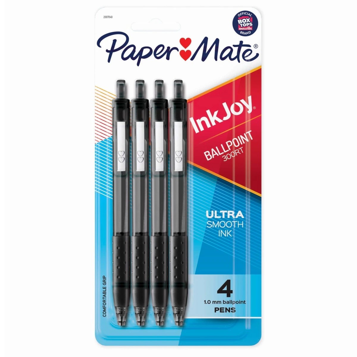 1 4 Pack Paper Mate InkJoy 300RT Retractable 1.0mm Ballpoint Pen - Black, 1 of 5