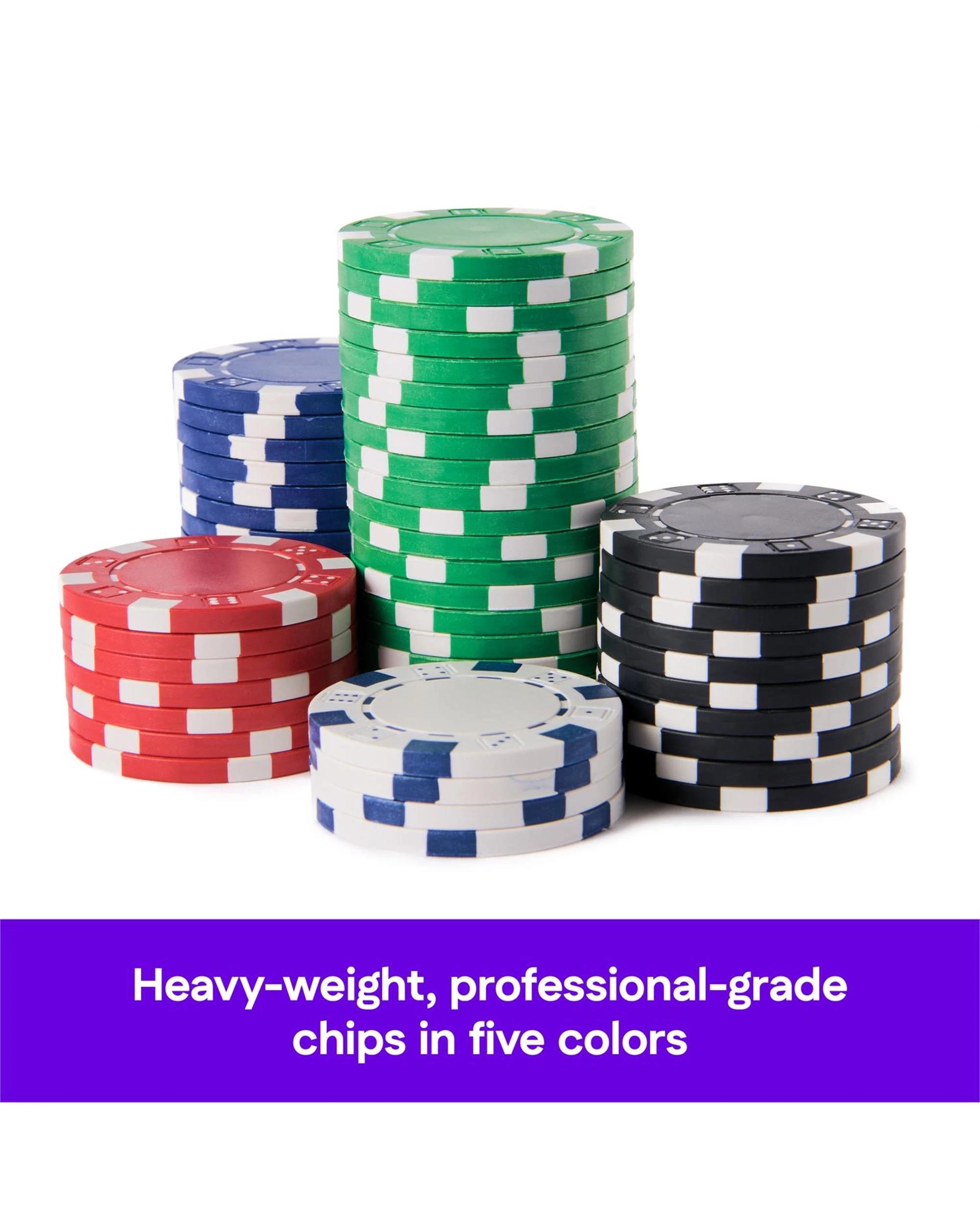 4 Cardinal Classics 100 Piece 11.5GM Poker Chips, 4 of 6