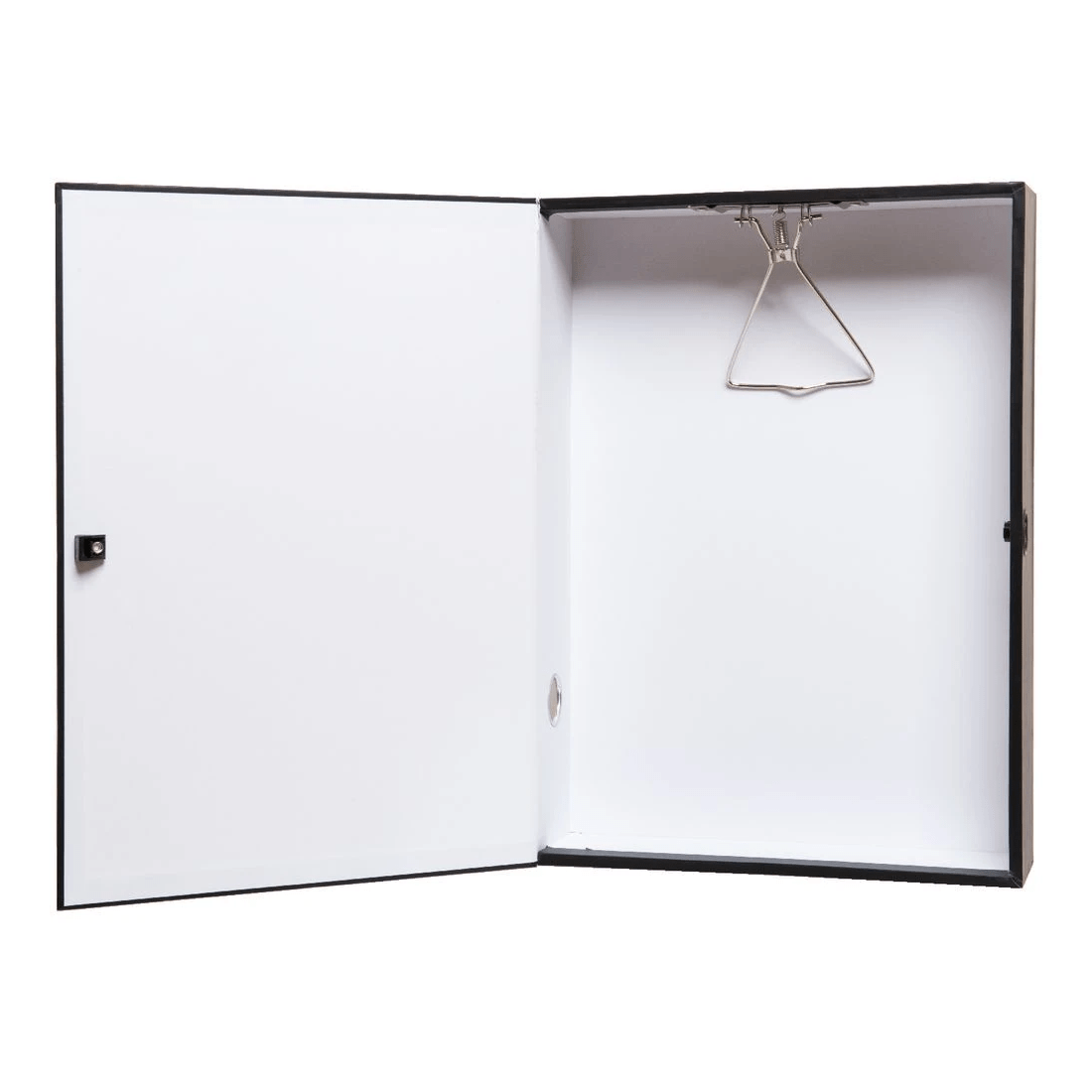 3 J.Burrows Foolscap Box File Black, 3 of 4