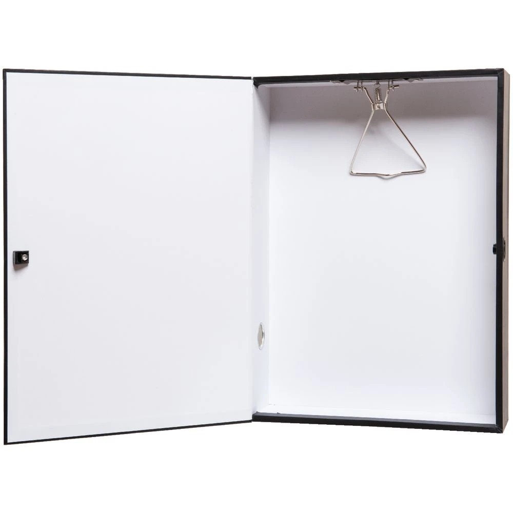 3 J.Burrows Foolscap Box File Black, 3 of 4