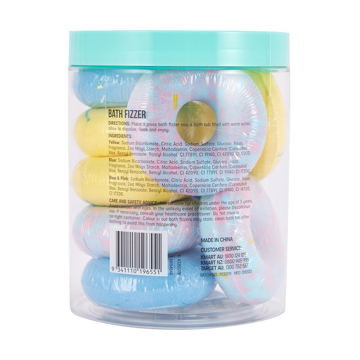 7 OXX Bodycare 9 Piece Multi Bath Fizzers - Donut, 7 of 7