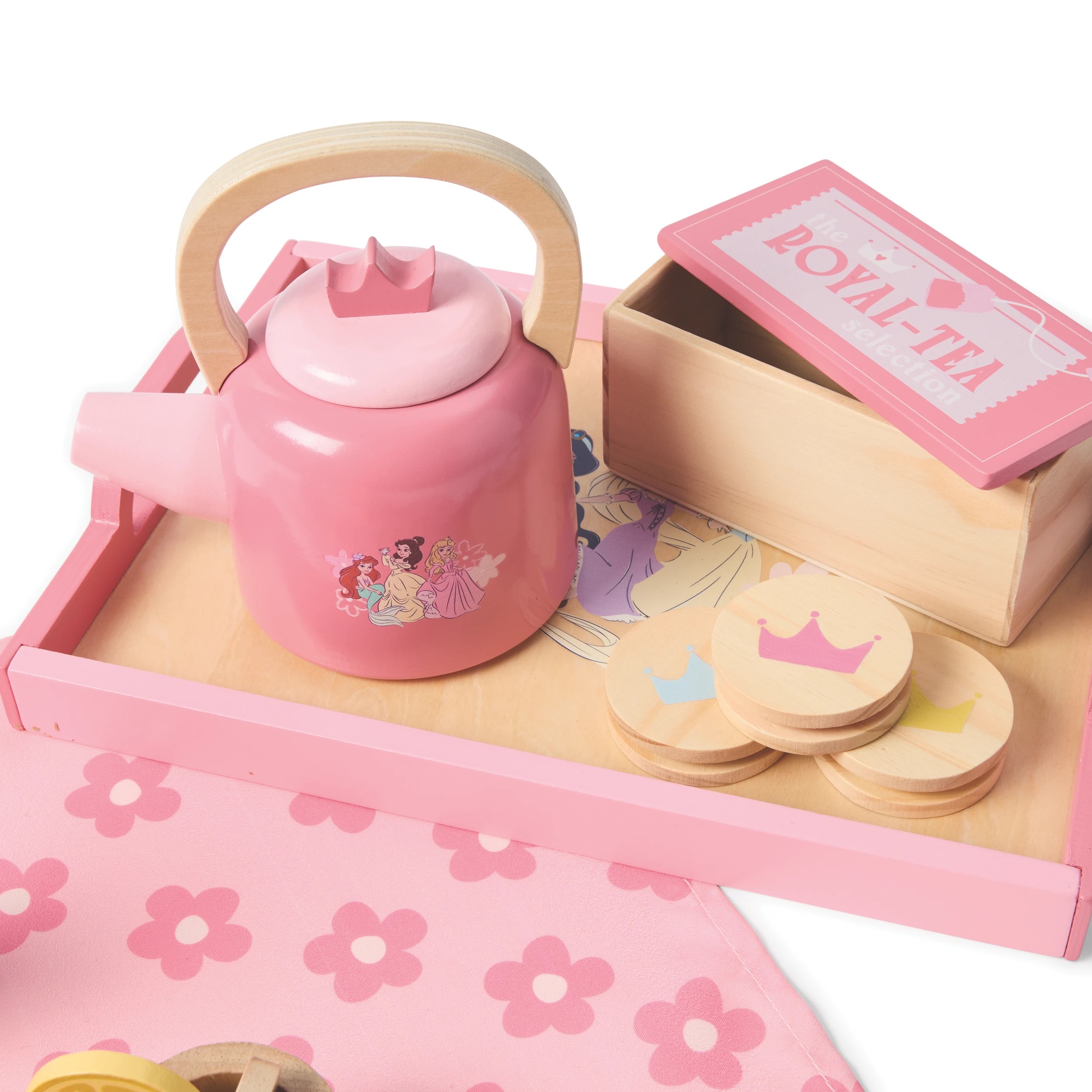 6 Disney Princess Wooden Tea Set, 6 of 9