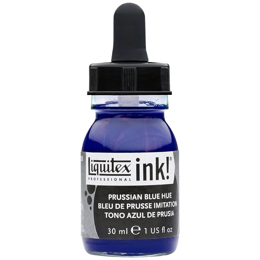1 Liquitex Professional Ink 30mL Prussian Blue Hue, 1 of 2