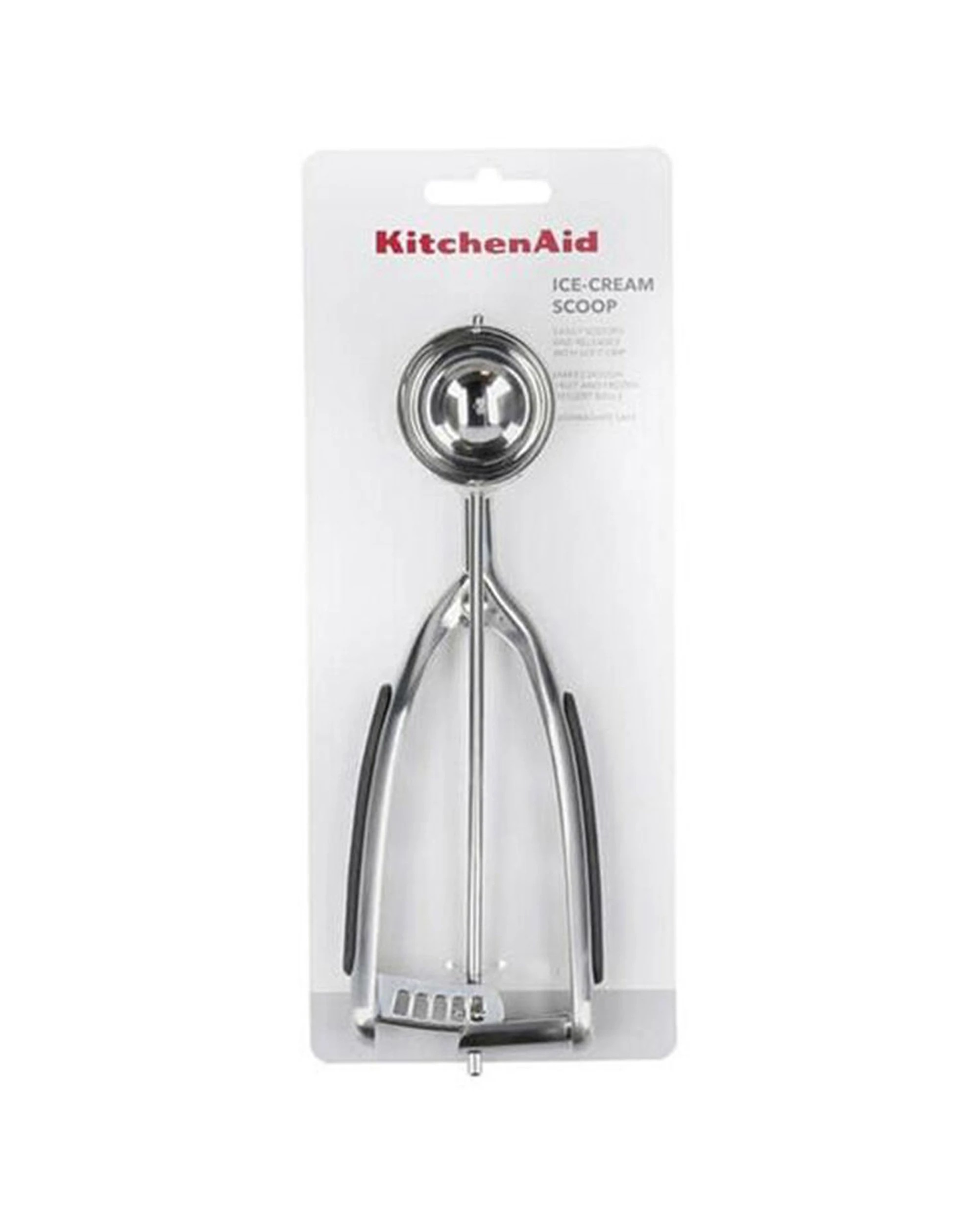 4 KitchenAid 2PK Universal Ice Dessert Scooper Soft Grip Spring Release, 4 of 6