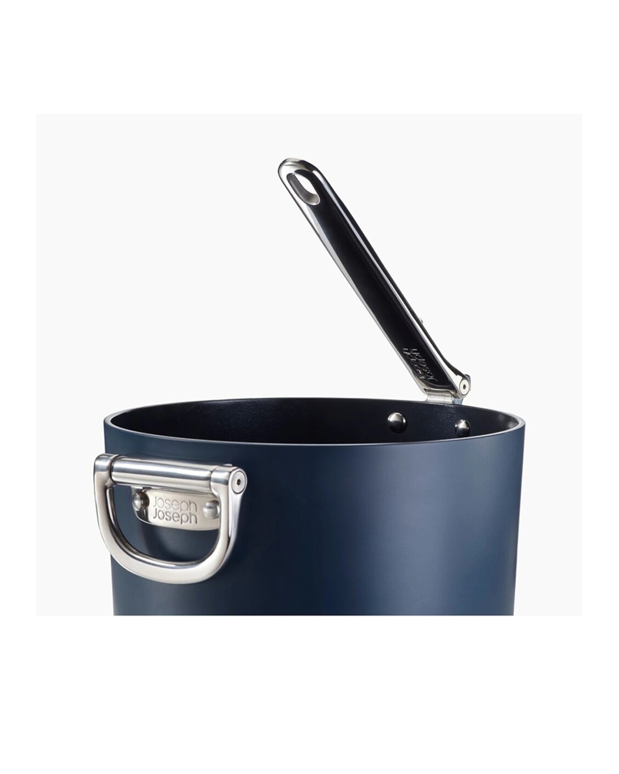 3 Joseph Joseph 5pc Non-Stick Induction Space Cookware Set With Foldable Handle - Blue, 3 of 7
