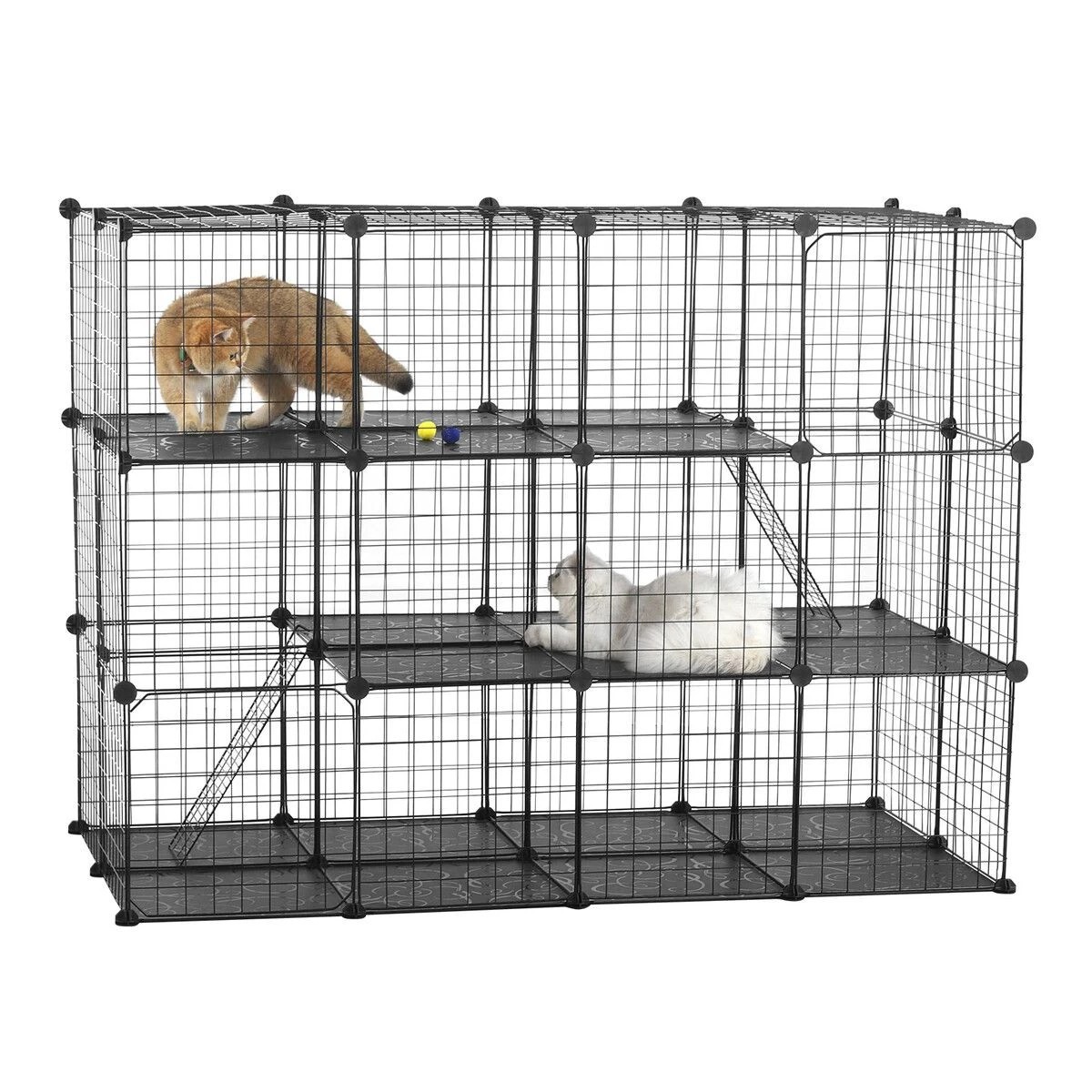 1 Pet Scene Cat Cage DIY Enclosure Pet Crate Rabbit Hutch Pet Scene Kitty Kennel Bunny Ferret Home Playpen, 1 of 4