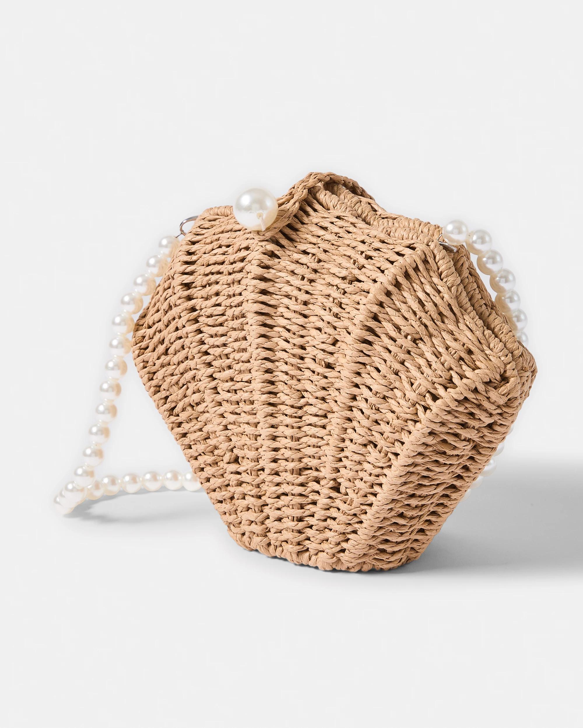 2 Shell Shoulder Bag Natural, 2 of 6