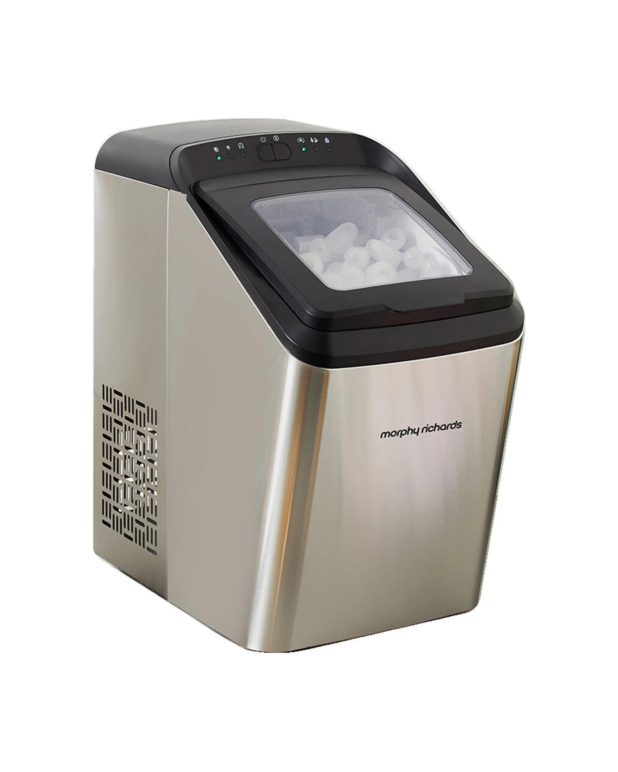 1 Morphy Richards 1.8kg Ice Maker Machine 2.8l Countertop Bar Stainless Steel
 - Silver, 1 of 9