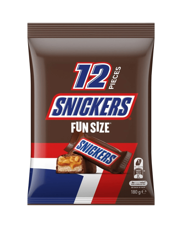 Snickers 12 Piece Fun Size Share Pack 