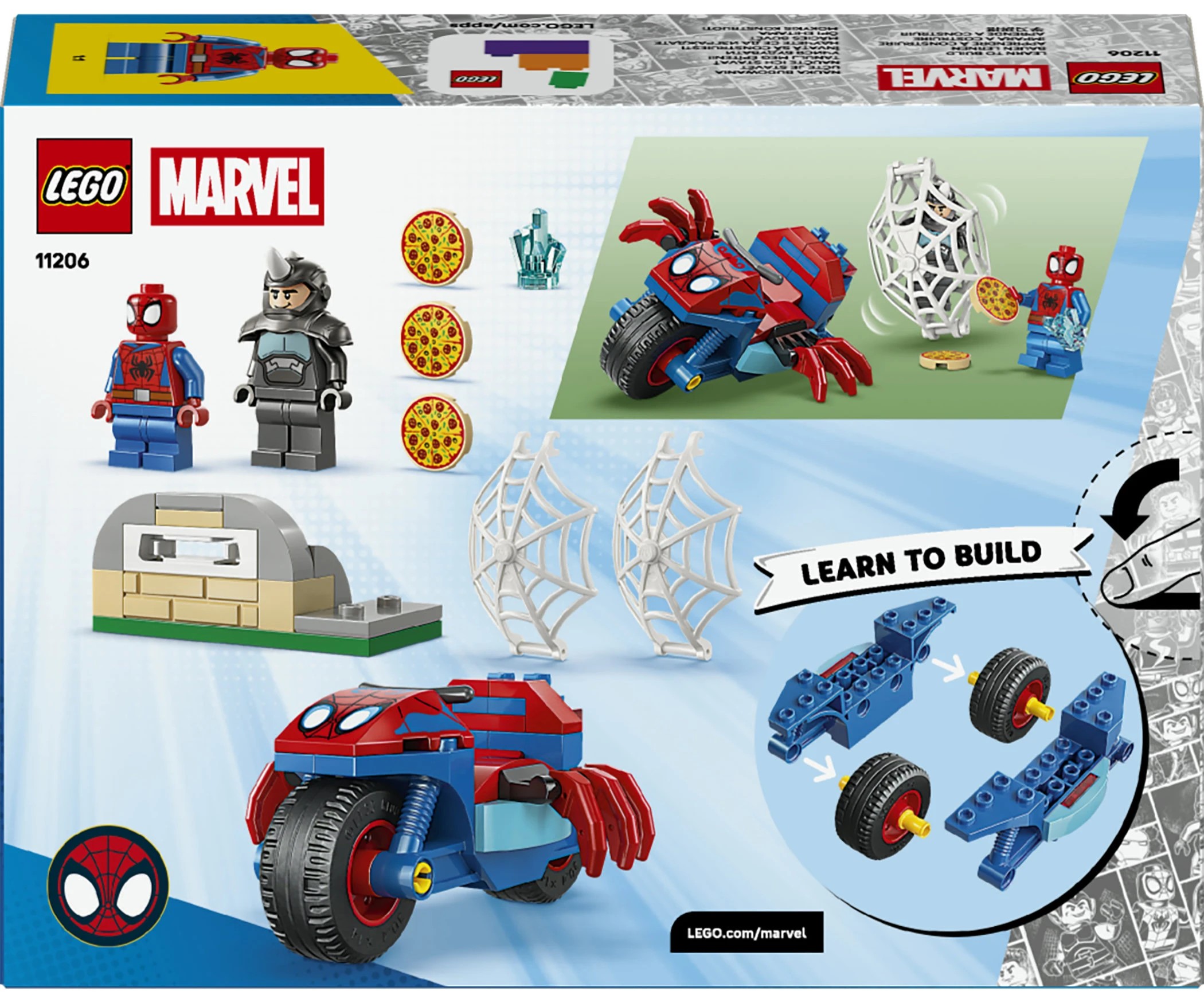 10 LEGO Spidey on his Motorcycle vs. Rhino 11206, 10 of 10