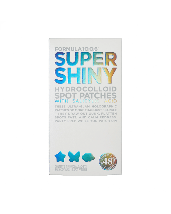48 Piece Formula 10.0.6 Super Shiny Holographic Hydrocolloid Spot Patches - Salicylic Acid