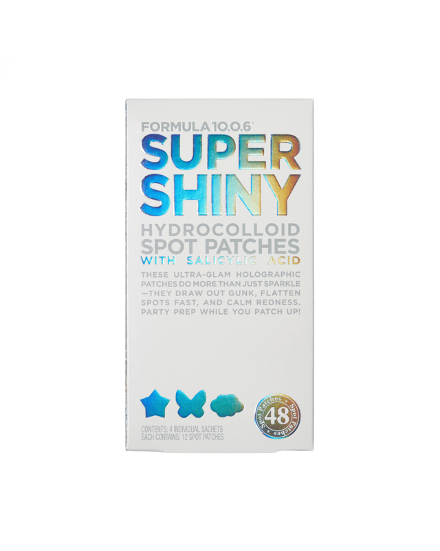 48 Piece Formula 10.0.6 Super Shiny Holographic Hydrocolloid Spot Patches - Salicylic 