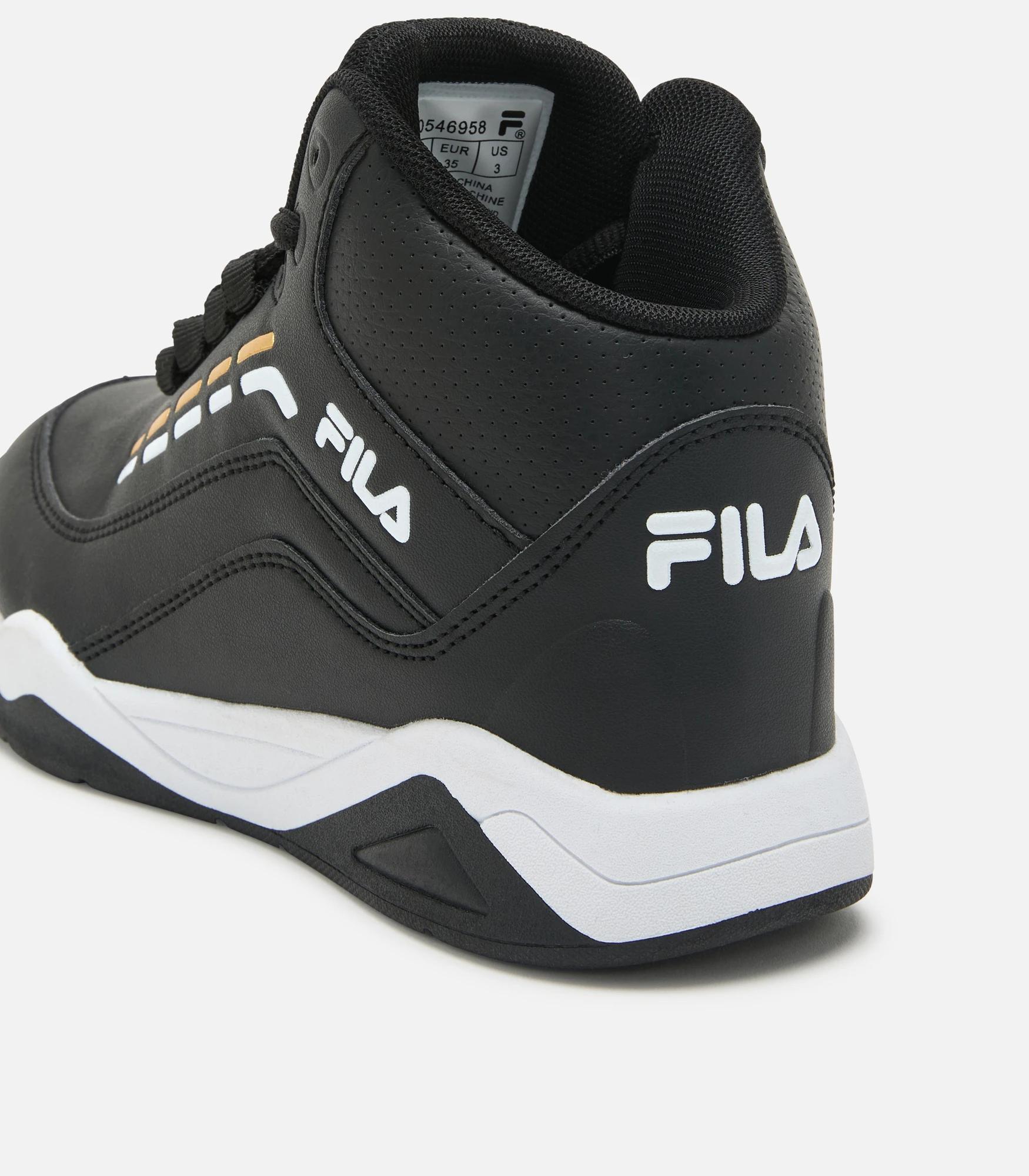 3 Boys Basketball Sneaker  Fila BLACK, 3 of 3