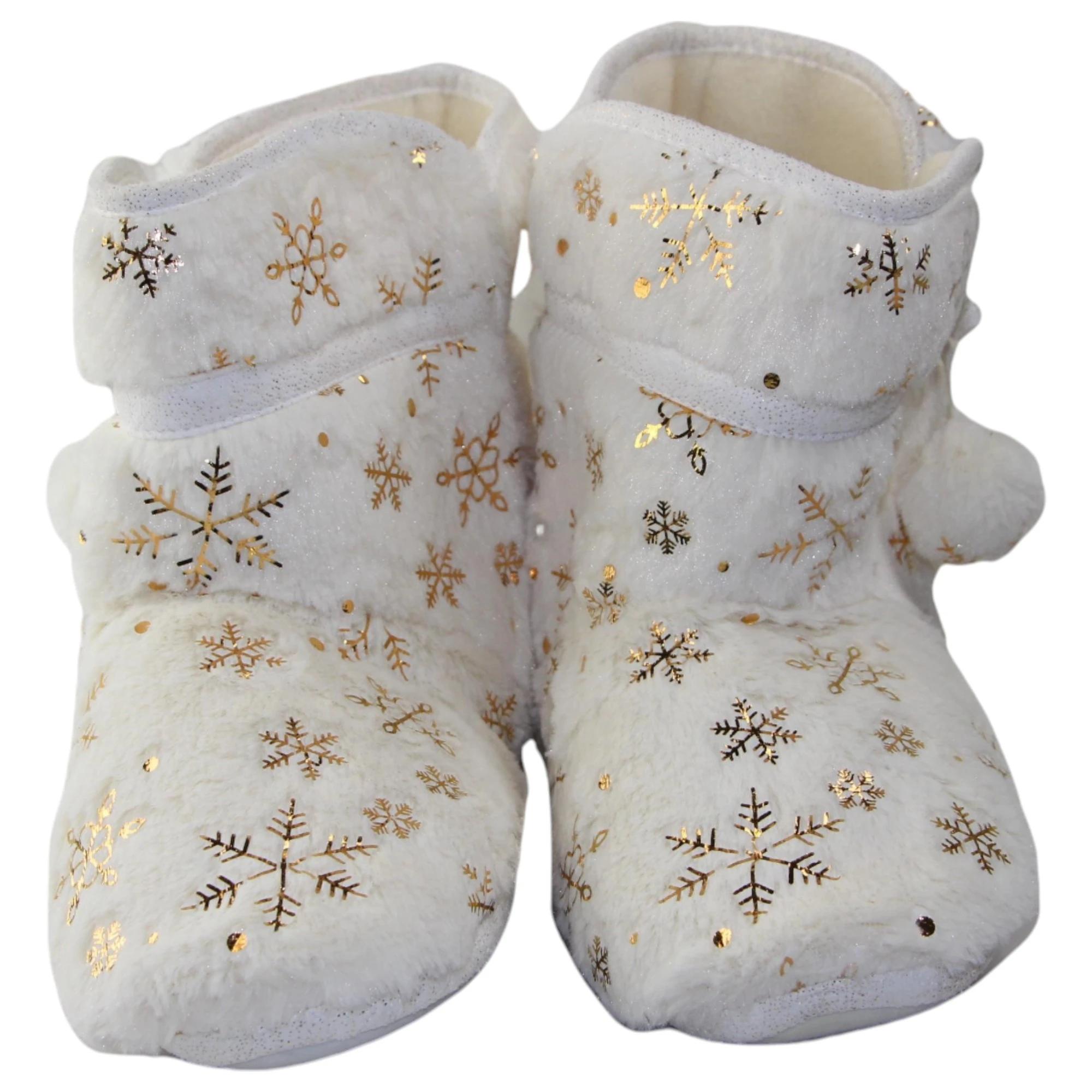 3 Bellissimo Womens Snow Boots Slippers Winter Shoes WHITE, 3 of 3
