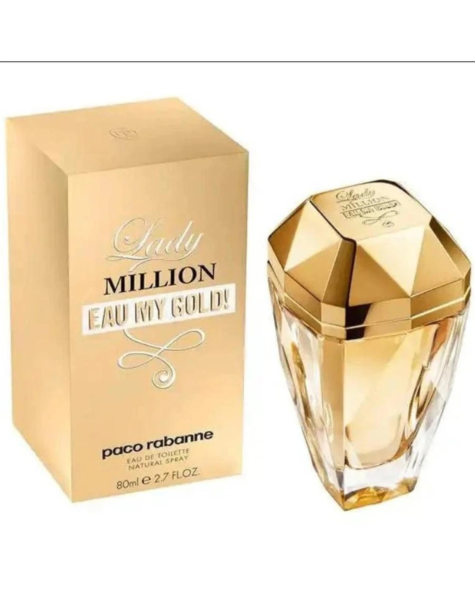1 Paco Rabanne Lady Million Eau My Gold! 80ml Eau de Toilette, 1 of 1