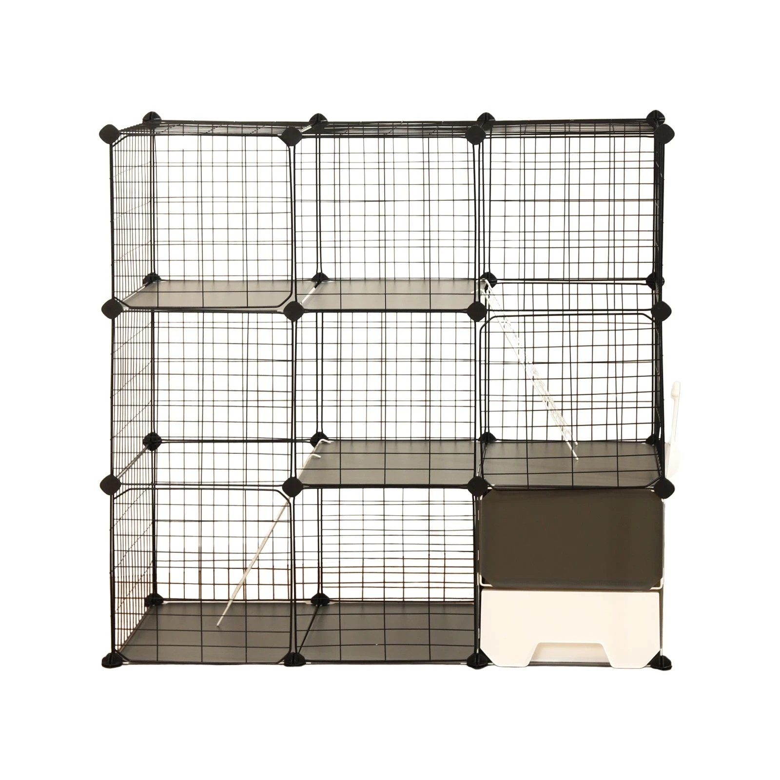 1 Pet Scene 3 Tier Cat Enclosure Cage Large DIY Pet Crate, 1 of 1