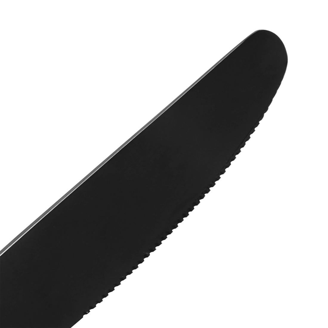 5 Stainless-Steel Cutlery Set Travel Knife Fork Spoon Black Child Tableware 30Pcs, 5 of 7