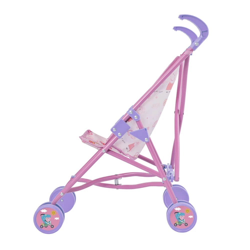 4 Peppa Pig - Baby Evie's Patterned Doll Stroller - Interactive Toy - 2 years+, 4 of 5
