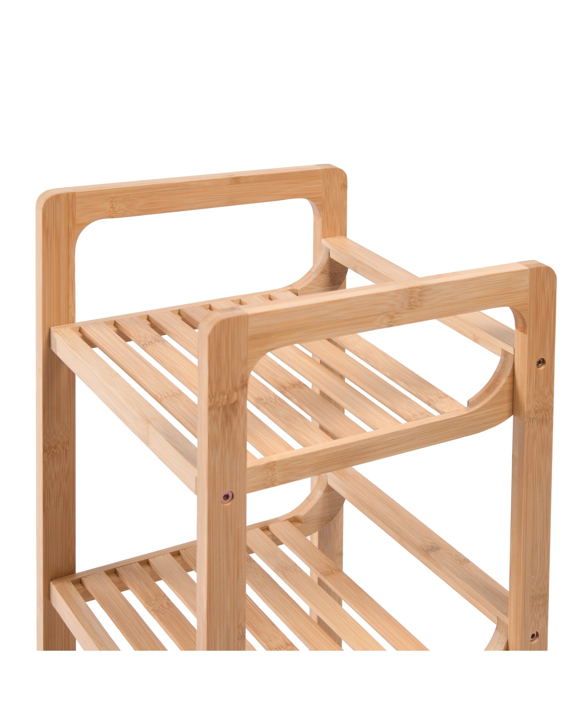 4 Takara Okin 3-Tier Natural Bamboo Shelf 30x30x70cm - Natural, 4 of 4