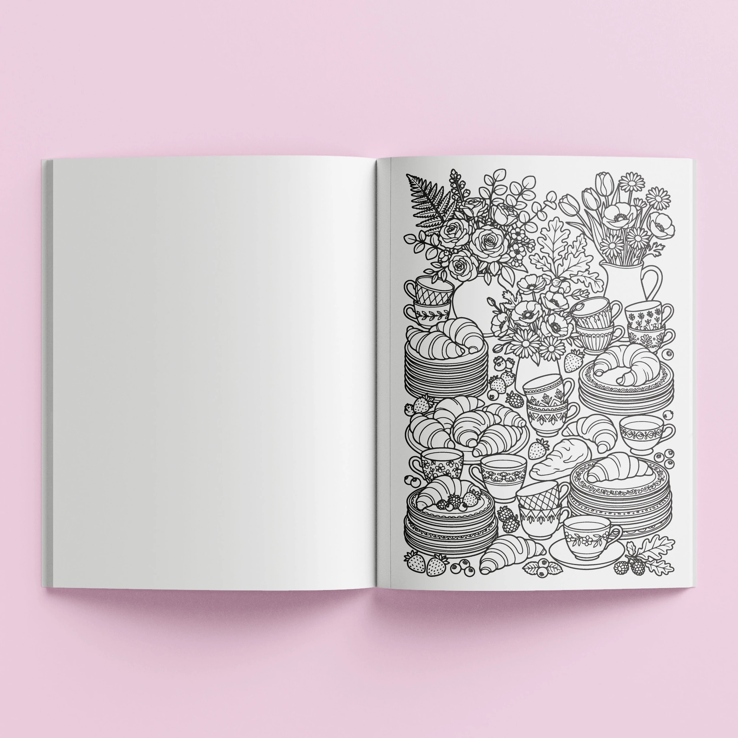 4 Art Maker Brunch Club Colouring Book, 4 of 5