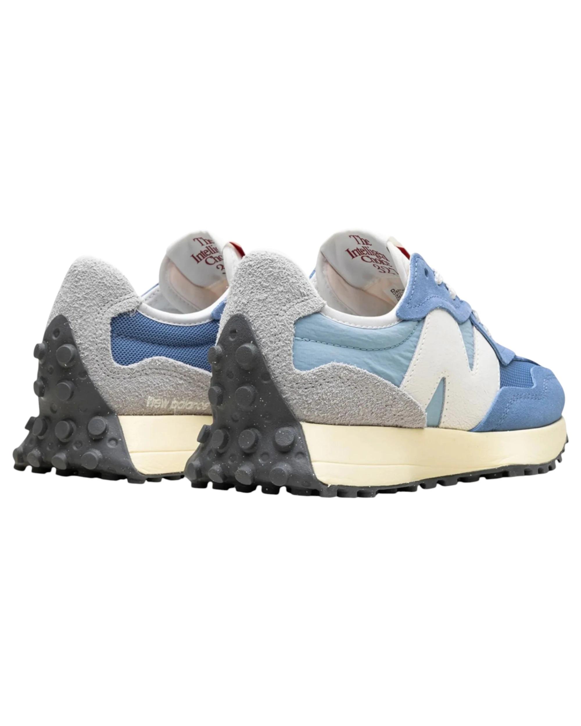 3 New Balance Unisex 327 Athletic Shoes BLUE MULTI, 3 of 5
