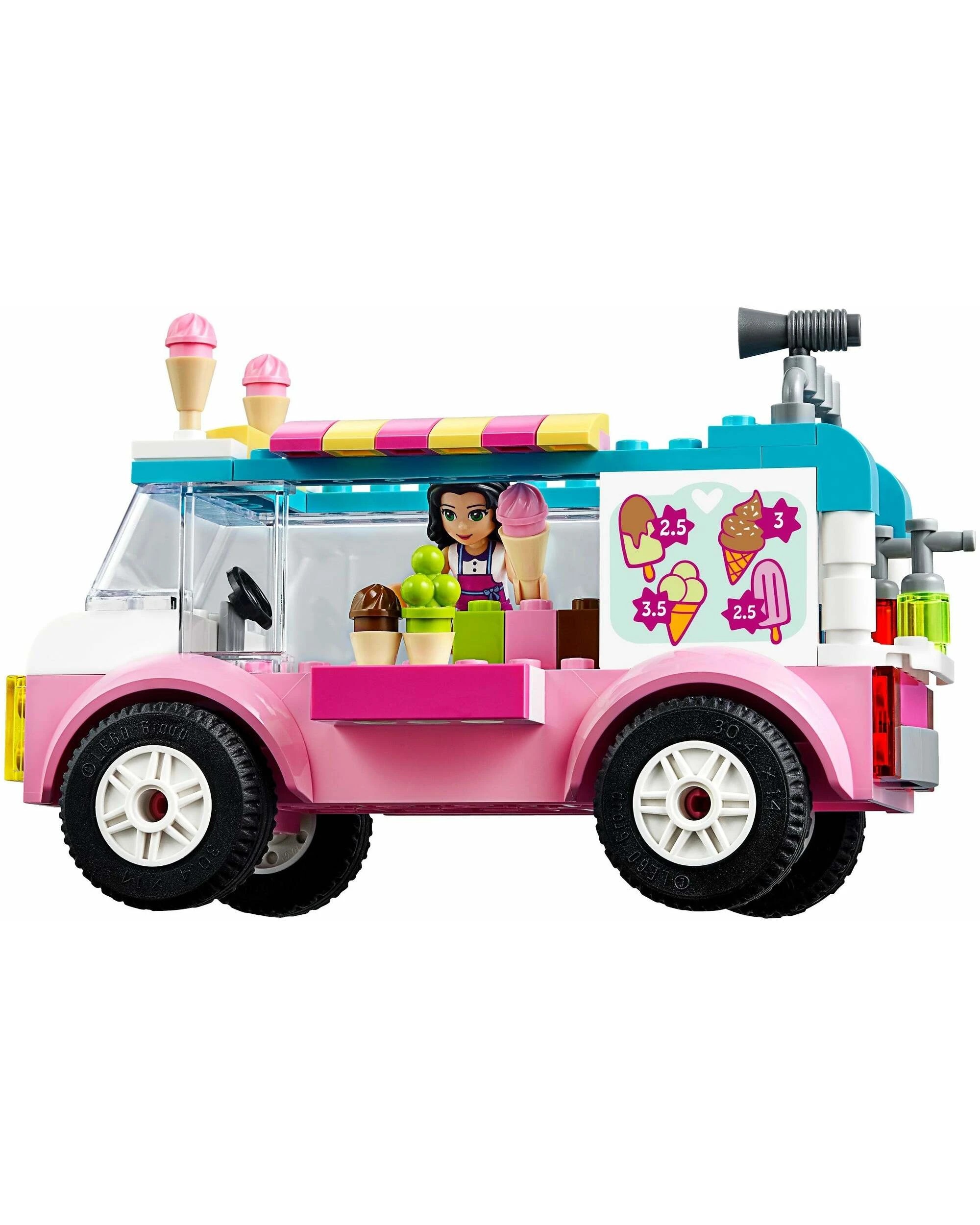 LEGO 10727 Emma's Ice Cream Truck Playset - Building Toy for Kids 4-7 ...