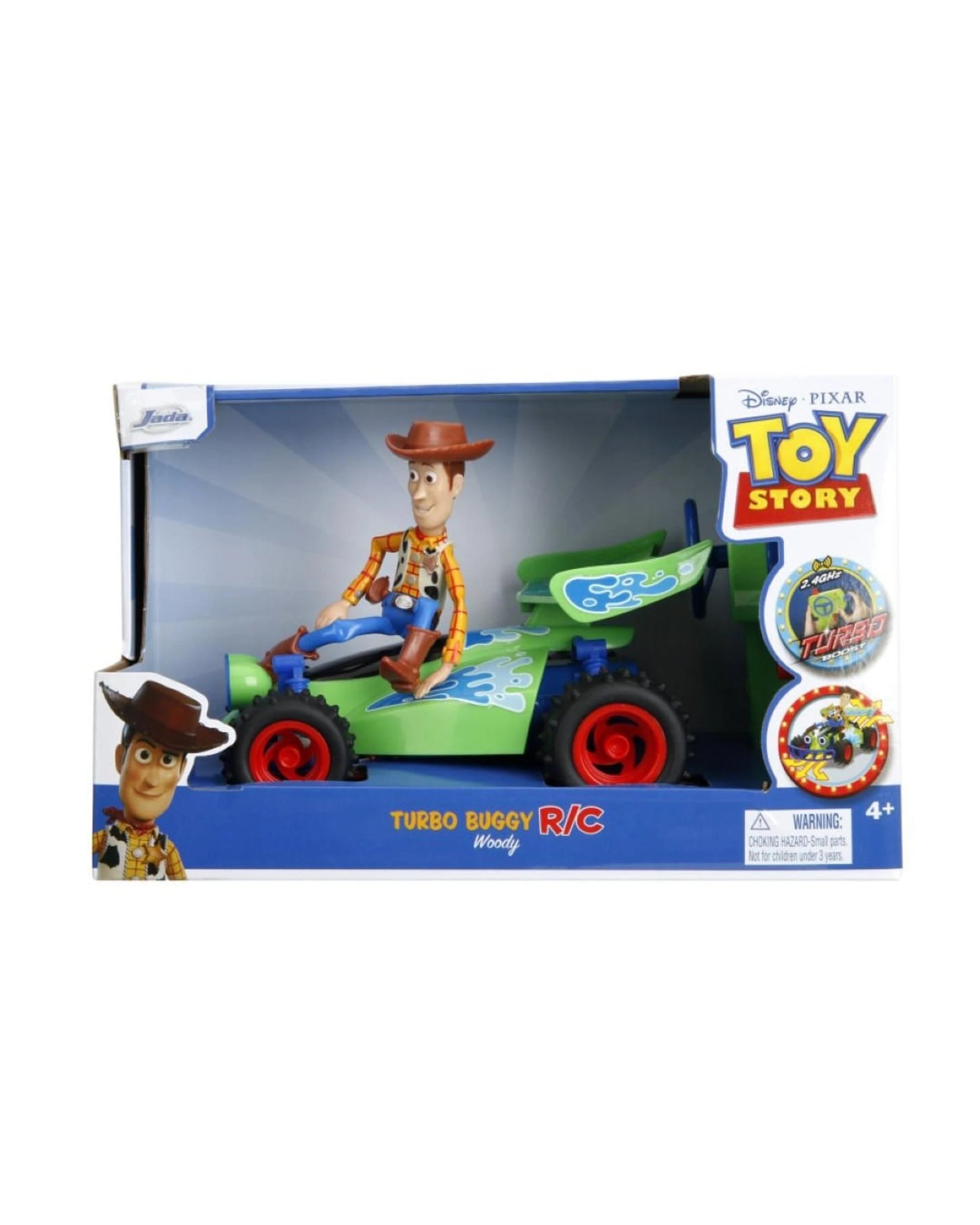 7 Disney Pizar Toy Story RC Turbo Buggy 1:24 Scale Remote Control Vehicle with Woody, 7 of 7