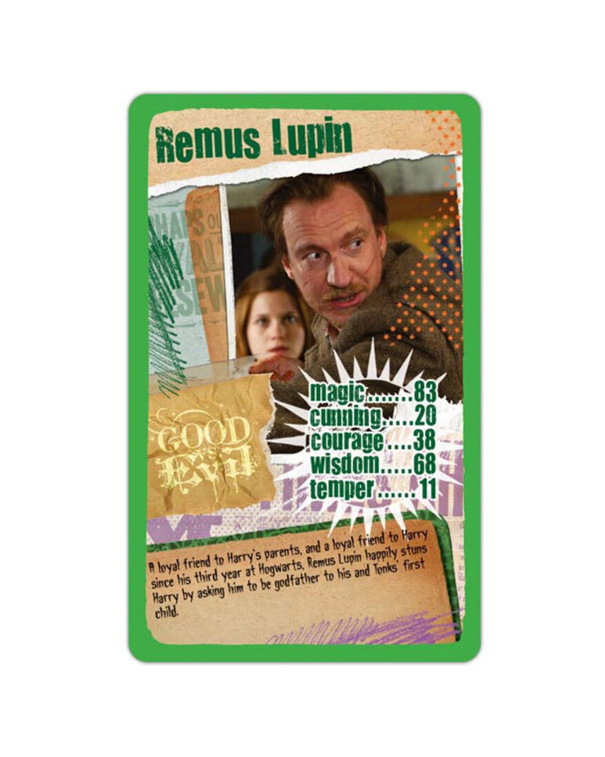5 TOP TRUMPS Harry Potter And The Deathly Hallows Part 1 Card Game - Green, 5 of 5