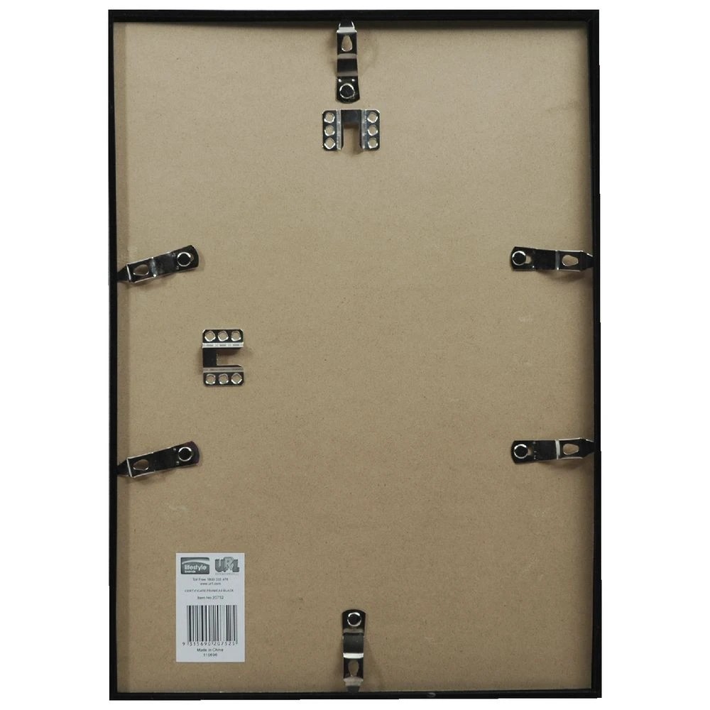 3 A3 Certificate Frame Black, 3 of 3