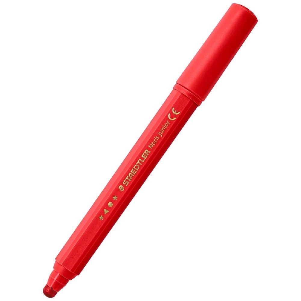 4 Staedtler Noris Junior Fibre Tip Pens Assorted 12 Pack, 4 of 9