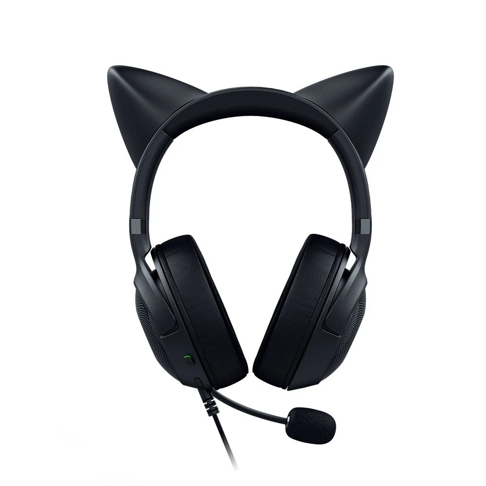 3 Razer Kraken V2 Kitty Ears Gaming Headset - Black, 3 of 3